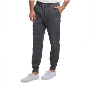 Hurley Men's Dark Gray Fleece Jogger Pants Size L